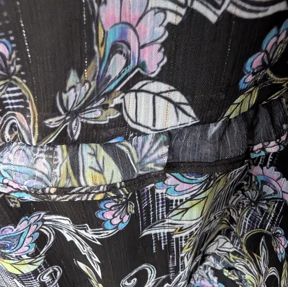 EUC Torrid Black and Gray Long Sleeve Dress - Picture 3 of 6